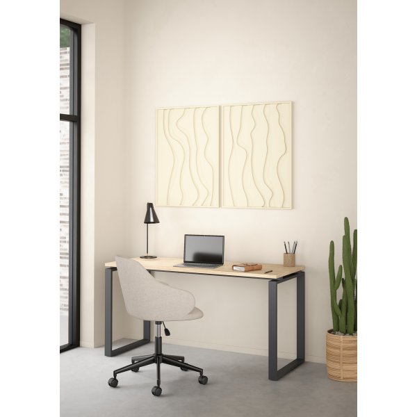 Bureau Sign 150 cm - Gris mat/hickory Bureau Sign 150 cm - Gris mat/hickory