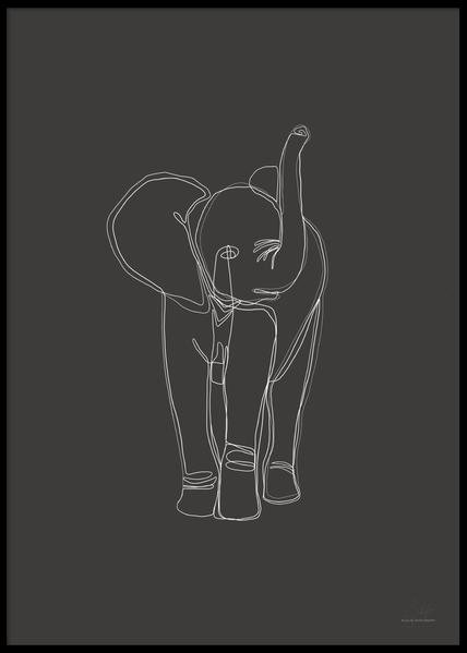 ELEPHANT - Poster 50x70 cm