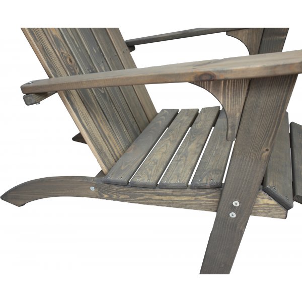 Transat Kungshamn avec repose-pieds - Gris Transat Kungshamn avec repose-pieds - Gris