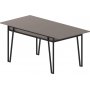 Pal matbord 132-170 cm - Ljusbrun