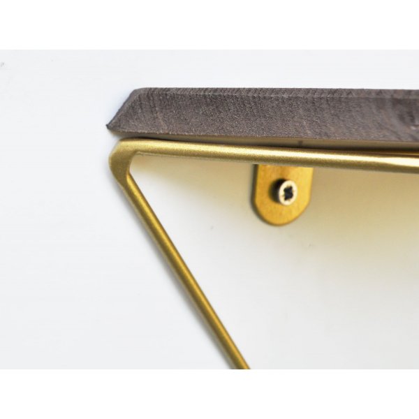 Walter wandplank 76 - Walnoot/goud