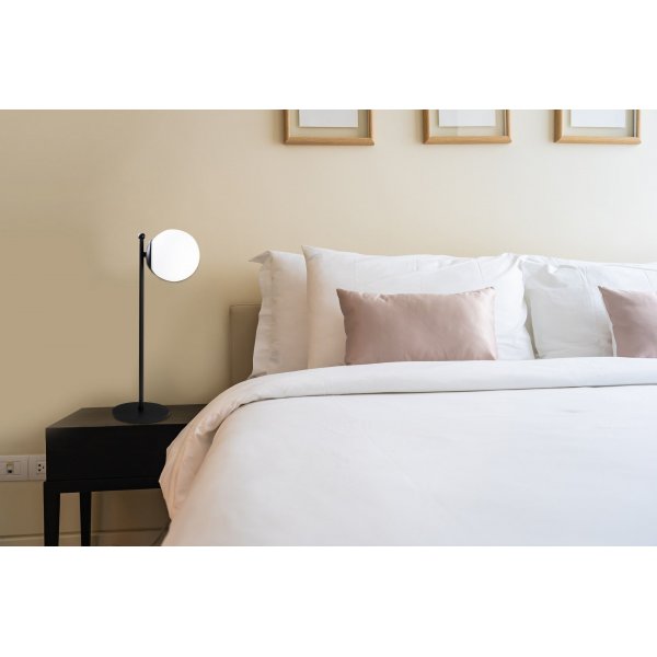 Fas lampe de table opale - Noir Fas lampe de table opale - Noir