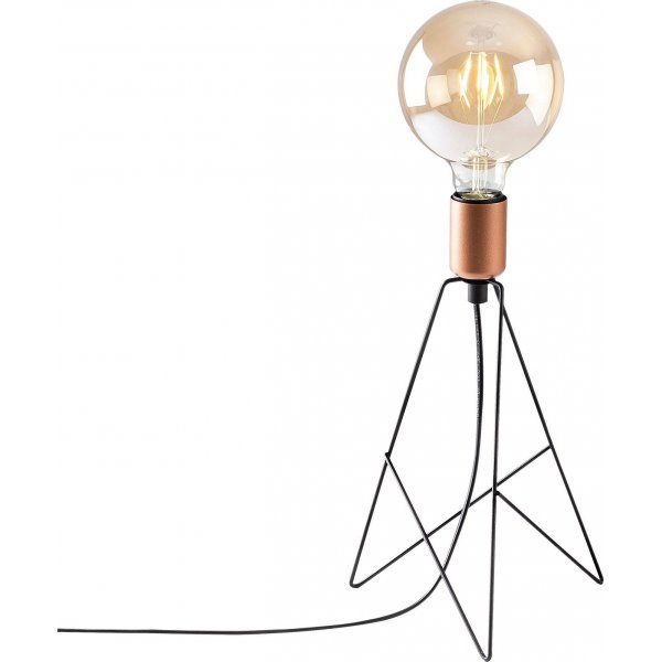 Lampe à poser Pyramide - Noir/cuivre Lampe à poser Pyramide - Noir/cuivre