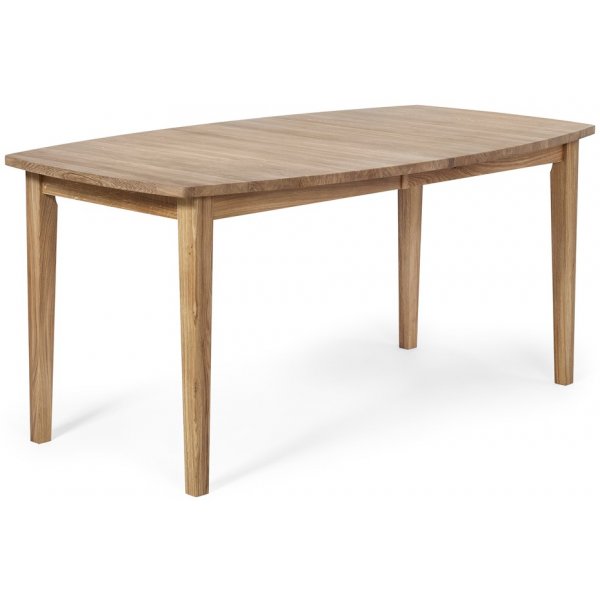 Torkelson Allegro matbord (Bgform) 162-212 cm - Massiv oljad ek natur