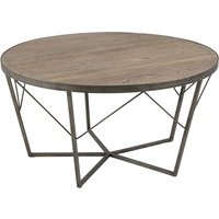 Durham Soffbord runt 90 cm - Återvunnen alm/metall Durham Soffbord runt 90 cm - Återvunnen alm/metall