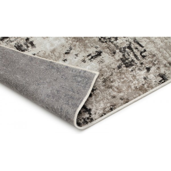 Viscose vloerkleed Casablanca Vintage - Zilver