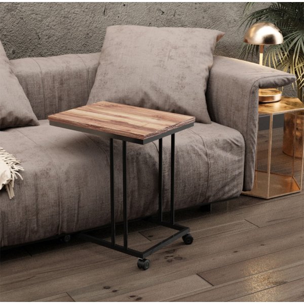 Tikrit sidobord 50 x 35 cm - Svart