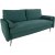 Imola 2,5-sits soffa - Grön/svart