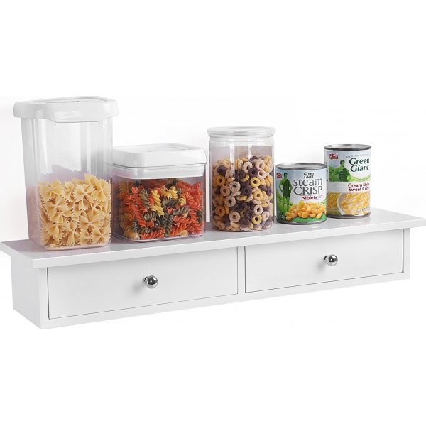 Elvy wandplank - Wit Elvy wandplank - Wit