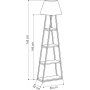 Pal golvlampa - Antracit/svart