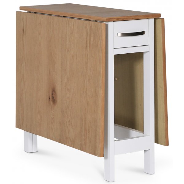 Fr matgrupp; Fr klaffbord Vit / Ek med 4 st Sandhamn Gripsholm stolar + 3.00 x Mbeltassar