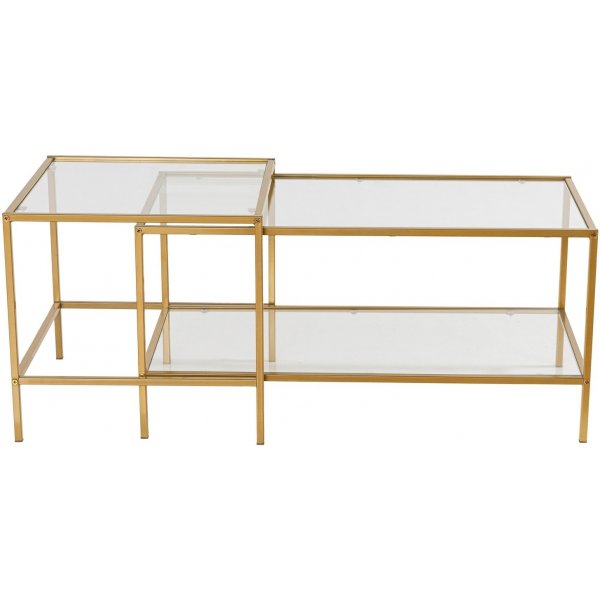 Sevay soffbord-set - Guld Sevay soffbord-set - Guld