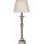 Pied de lampe de salon - Argent antique