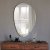 Porto spegel 76x50 cm - Svart