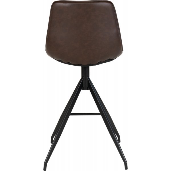 Tabouret de bar Monaco - PU marron