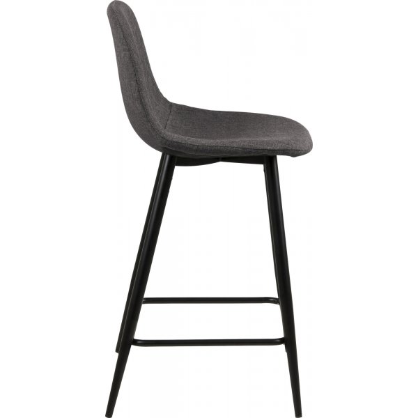 Tabouret de bar Wilma 91 cm - Gris/noir Tabouret de bar Wilma 91 cm - Gris/noir