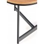 Polos salontafel 45 cm - Eiken/zwart