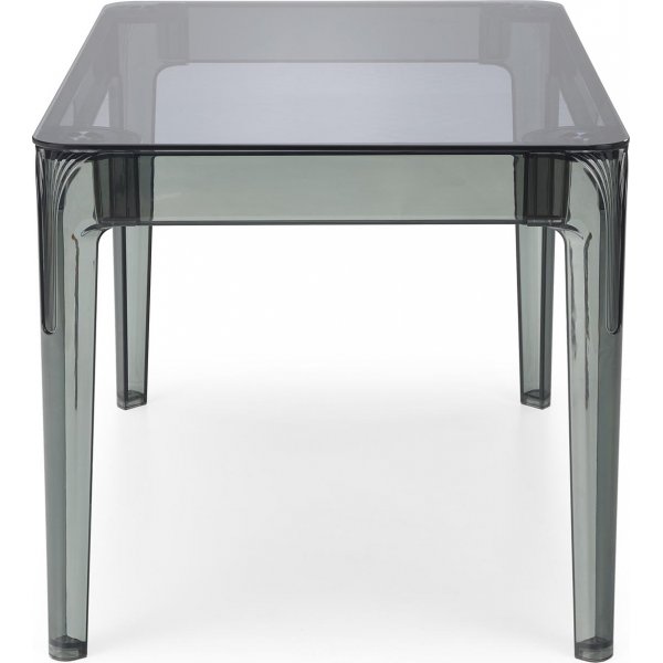 Table  manger Gomez 120 x 80 cm - Verre fum