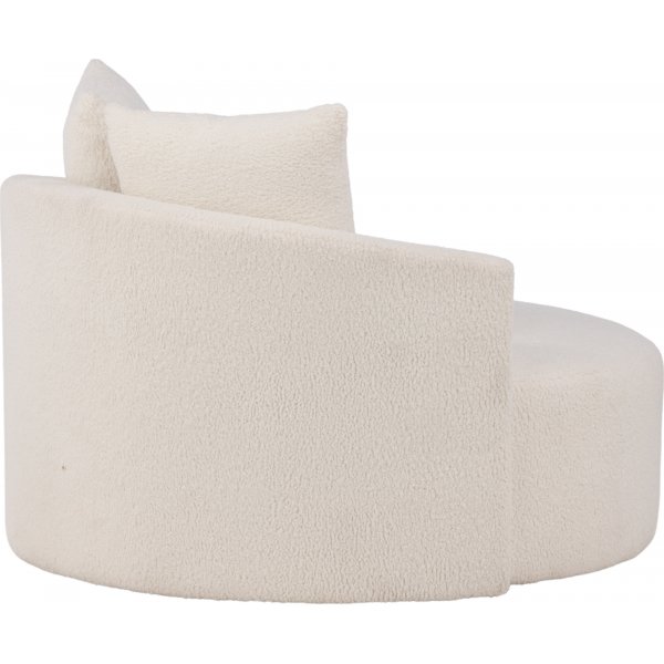 Canap 2 places Kelso - Teddy blanc