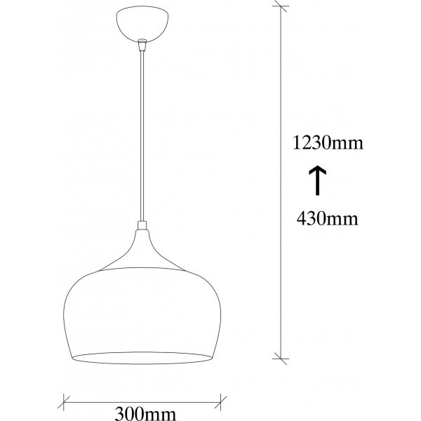 Berkeley taklampa 212-S - Svart Berkeley taklampa 212-S - Svart