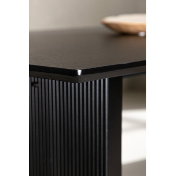 Vail matbord 200 x 100 cm - Svart
