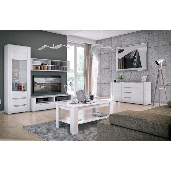 Barentine TV-b�nk - Vit