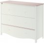 Letitia byr - Vit/rosa