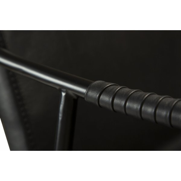 Tabouret de bar Boto - PU noir