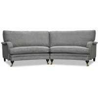Howard 4-sits svängd soffa 295 cm - Mellangrå Howard 4-sits svängd soffa 295 cm - Mellangrå