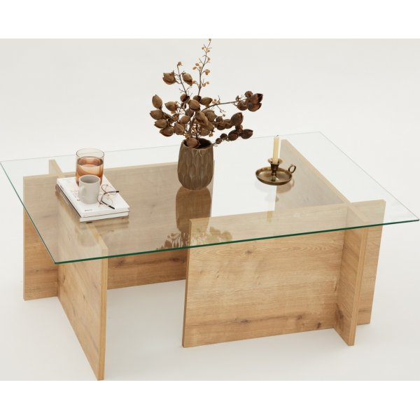 Table basse Escape 105 x 65 cm - Chêne saphir Table basse Escape 105 x 65 cm - Chêne saphir