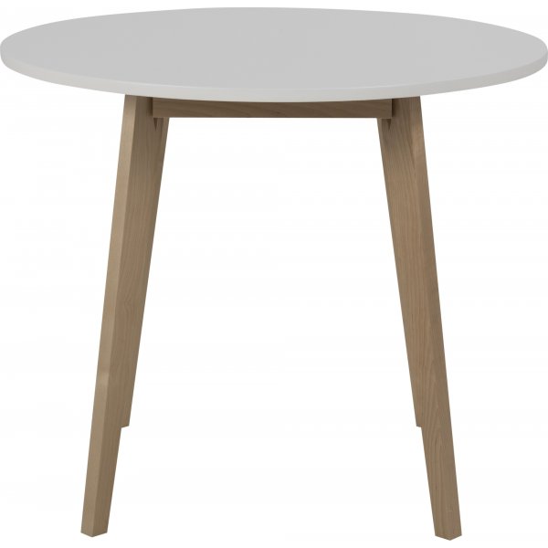 Table à manger Raven Ø90 cm - Blanc Table à manger Raven Ø90 cm - Blanc