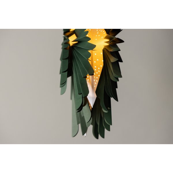 Slen adventsstjrna 80 cm - Grn