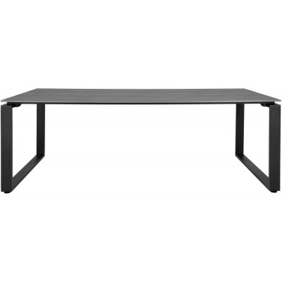 Denver matbord - Gr/svart - 220x100 + Mbelvrdskit fr textilier