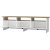 Banc multimdia Trysil - Blanc/chne saphir