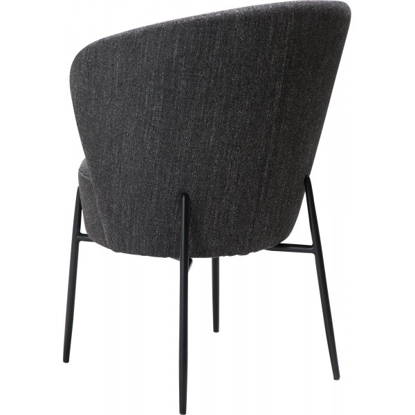 Chaise de salle à manger Orbit - Bouclé noir Chaise de salle à manger Orbit - Bouclé noir