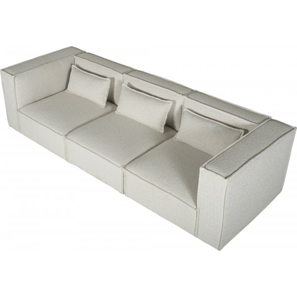 Nees modulsoffa i bouclé - 4-sits soffa i bouclè Nees modulsoffa i bouclé - 4-sits soffa i bouclè