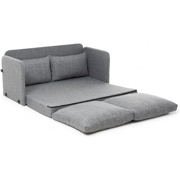 Canapé convertible 2 places XL Saga - Gris clair Canapé convertible 2 places XL Saga - Gris clair