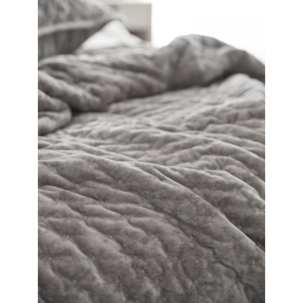 Cia verkast enkel 180 x 260 cm - Beige sammet