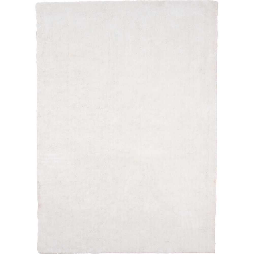Lawson matta 350 x 250 cm - Vit viskos-look