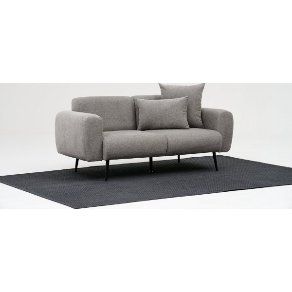 Side 2-sits soffa - Ljusgrå Side 2-sits soffa - Ljusgrå
