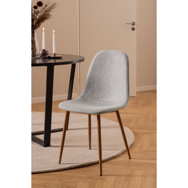 Celia matstol - Grå/ek Celia matstol - Grå/ek