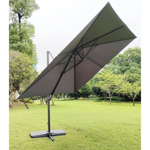 Malta Parasoll 3x3m - Antracit