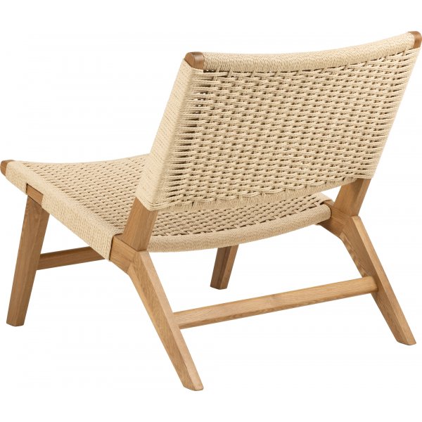Fauteuil Carson - Blanc/chêne Fauteuil Carson - Blanc/chêne
