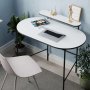 Lob skrivbord 100x72 cm - Vit