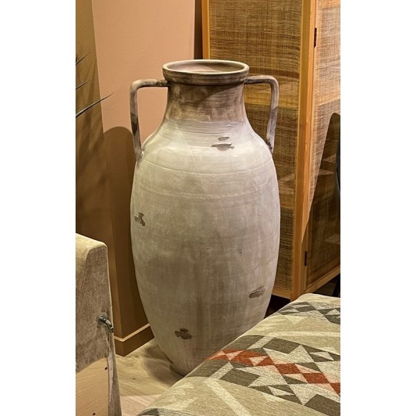 Suez pot - Beige/gebroken wit