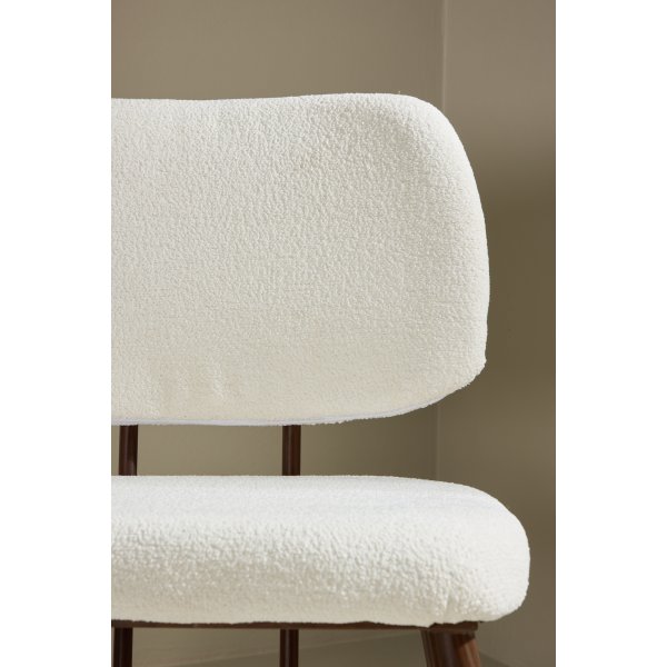 Midland f�t�lj - Vit boucl�