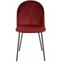 Khloe stol - Bordeaux sammet