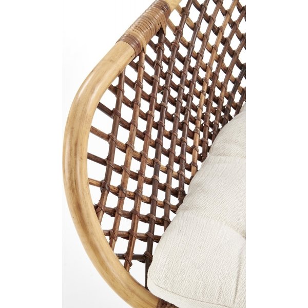 Brody utestol - Rotting/svart + Textilrengöring för möbler Brody utestol - Rotting/svart + Textilrengöring för möbler