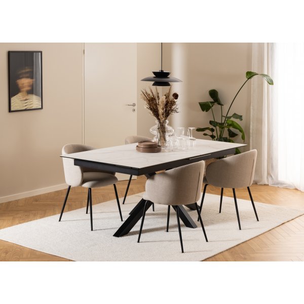 Eleanor karmstol - Beige