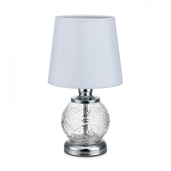 Salong Bordslampa - Klarglas/vit